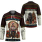 Huey P. Newton Black Panther Christmas Hockey Jersey Black History Iconic Leader Ugly Holiday