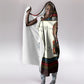 Huey P. Newton Black Panther Christmas Hooded Blanket Black History Iconic Leader Ugly Holiday