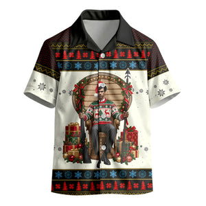 Huey P. Newton Black Panther Christmas Kid Hawaiian Shirt Black History Iconic Leader Ugly Holiday