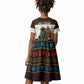 Huey P. Newton Black Panther Christmas Kid Short Sleeve Dress Black History Iconic Leader Ugly Holiday