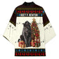 Huey P. Newton Black Panther Christmas Kimono Black History Iconic Leader Ugly Holiday