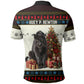 Huey P. Newton Black Panther Christmas Polo Shirt Black History Iconic Leader Ugly Holiday
