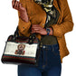Huey P. Newton Black Panther Christmas Shoulder Handbag Black History Iconic Leader Ugly Holiday
