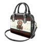 Huey P. Newton Black Panther Christmas Shoulder Handbag Black History Iconic Leader Ugly Holiday