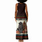 Huey P. Newton Black Panther Christmas Tank Maxi Dress Black History Iconic Leader Ugly Holiday