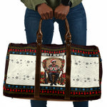 Huey P. Newton Black Panther Christmas Travel Bag Black History Iconic Leader Ugly Holiday