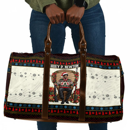 Huey P. Newton Black Panther Christmas Travel Bag Black History Iconic Leader Ugly Holiday