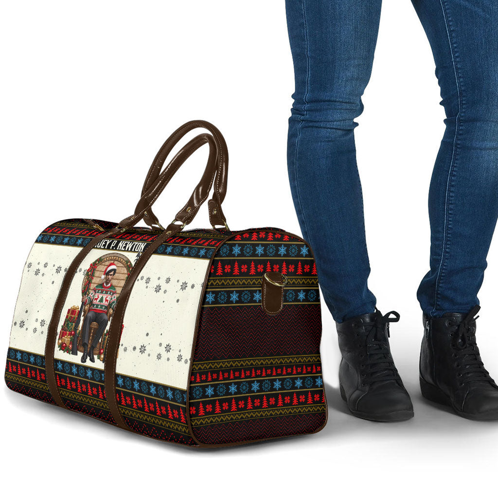 Huey P. Newton Black Panther Christmas Travel Bag Black History Iconic Leader Ugly Holiday