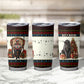 Huey P. Newton Black Panther Christmas Tumbler Cup Black History Iconic Leader Ugly Holiday