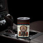 Huey P. Newton Black Panther Christmas Tumbler Cup Black History Iconic Leader Ugly Holiday