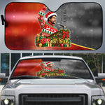 Bobby Seale Merry Christmas Auto Sun Shade Civil Rights Activist Festive Winter Holiday Art