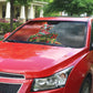Bobby Seale Merry Christmas Auto Sun Shade Civil Rights Activist Festive Winter Holiday Art
