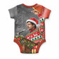 Bobby Seale Merry Christmas Baby Onesie Civil Rights Activist Festive Winter Holiday Art