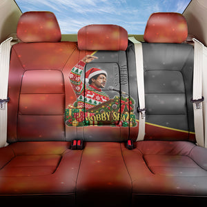 Bobby Seale Merry Christmas Back Car Seat Cover Civil Rights Activist Festive Winter Holiday Art