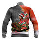 Bobby Seale Merry Christmas Baseball Jacket Civil Rights Activist Festive Winter Holiday Art