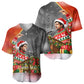 Bobby Seale Merry Christmas Baseball Jersey Civil Rights Activist Festive Winter Holiday Art
