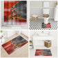 Bobby Seale Merry Christmas Bathroom Set Civil Rights Activist Festive Winter Holiday Art