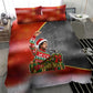 Bobby Seale Merry Christmas Bedding Set Civil Rights Activist Festive Winter Holiday Art