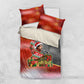 Bobby Seale Merry Christmas Bedding Set Civil Rights Activist Festive Winter Holiday Art