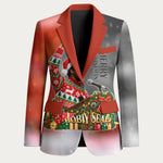 Bobby Seale Merry Christmas Blazer Civil Rights Activist Festive Winter Holiday Art