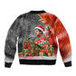 Bobby Seale Merry Christmas Bomber Jacket Civil Rights Activist Festive Winter Holiday Art