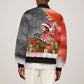 Bobby Seale Merry Christmas Bomber Jacket Civil Rights Activist Festive Winter Holiday Art