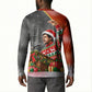 Bobby Seale Merry Christmas Button Sweatshirt Civil Rights Activist Festive Winter Holiday Art