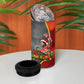 Bobby Seale Merry Christmas 4 in 1 Can Cooler Tumbler Civil Rights Activist Festive Winter Holiday Art