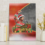 Bobby Seale Merry Christmas Canvas Wall Art Civil Rights Activist Festive Winter Holiday Art