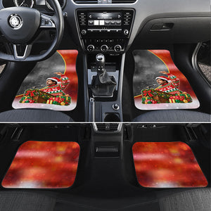 Bobby Seale Merry Christmas Car Mats Civil Rights Activist Festive Winter Holiday Art