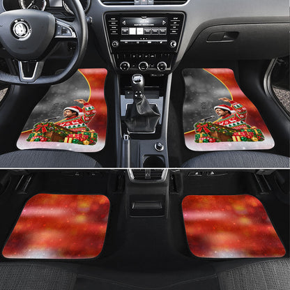 Bobby Seale Merry Christmas Car Mats Civil Rights Activist Festive Winter Holiday Art