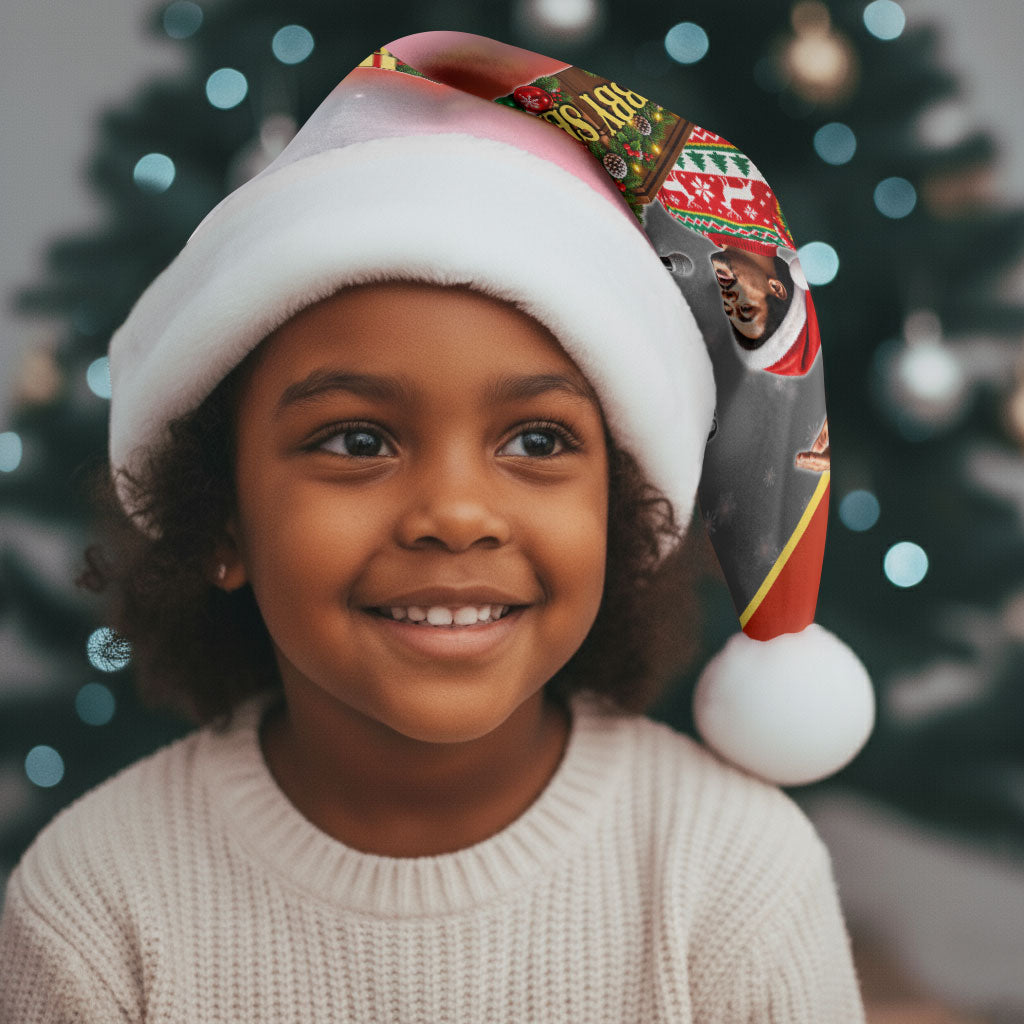 Bobby Seale Merry Christmas Santa Hat Civil Rights Activist Festive Winter Holiday Art