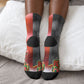 Bobby Seale Merry Christmas Crew Socks Civil Rights Activist Festive Winter Holiday Art