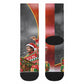 Bobby Seale Merry Christmas Crew Socks Civil Rights Activist Festive Winter Holiday Art