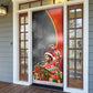 Bobby Seale Merry Christmas Door Cover Civil Rights Activist Festive Winter Holiday Art