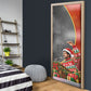 Bobby Seale Merry Christmas Door Cover Civil Rights Activist Festive Winter Holiday Art
