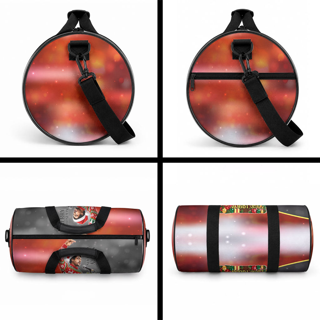 Bobby Seale Merry Christmas Duffle Bag Civil Rights Activist Festive Winter Holiday Art