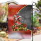 Bobby Seale Merry Christmas Garden Flag Civil Rights Activist Festive Winter Holiday Art