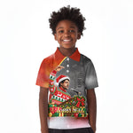 Bobby Seale Merry Christmas Kid Polo Shirt Civil Rights Activist Festive Winter Holiday Art