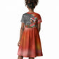 Bobby Seale Merry Christmas Kid Short Sleeve Dress Civil Rights Activist Festive Winter Holiday Art