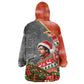 Bobby Seale Merry Christmas Kid Wearable Blanket Hoodie Civil Rights Activist Festive Winter Holiday Art