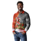 Bobby Seale Merry Christmas Long Sleeve Polo Shirt Civil Rights Activist Festive Winter Holiday Art