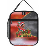Bobby Seale Merry Christmas Lunch Bag Civil Rights Activist Festive Winter Holiday Art