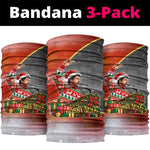 Bobby Seale Merry Christmas Neck Gaiter Civil Rights Activist Festive Winter Holiday Art