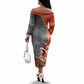 Bobby Seale Merry Christmas Off The Shoulder Long Sleeve Dress Civil Rights Activist Festive Winter Holiday Art