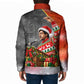 Bobby Seale Merry Christmas Padded Jacket Civil Rights Activist Festive Winter Holiday Art
