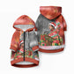 Bobby Seale Merry Christmas Pet Hoodie Civil Rights Activist Festive Winter Holiday Art