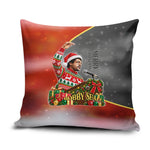 Bobby Seale Merry Christmas Pillow Cover Civil Rights Activist Festive Winter Holiday Art