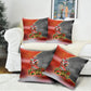 Bobby Seale Merry Christmas Pillow Cover Civil Rights Activist Festive Winter Holiday Art