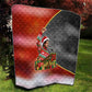 Bobby Seale Merry Christmas Quilt Civil Rights Activist Festive Winter Holiday Art